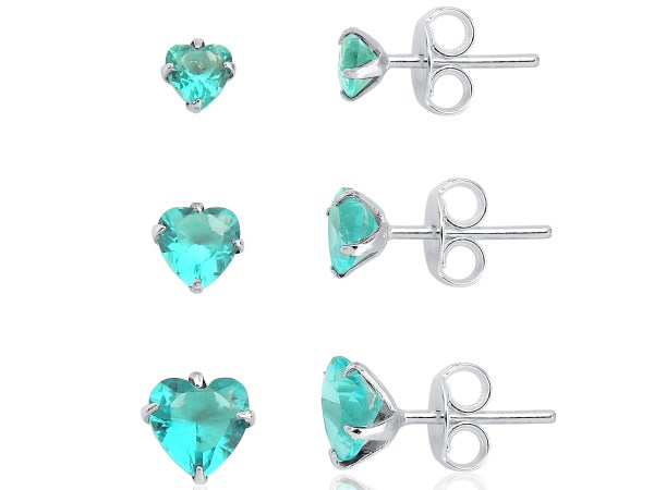 Confira o trio de brincos da Aqua Joias